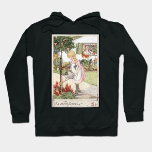 Watering by Anne Anderson Hoodie